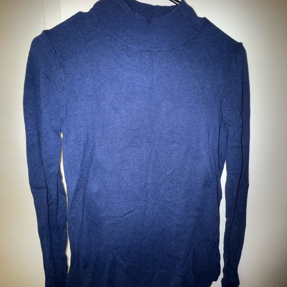 Old Navy Blue Cowl Neck Sweater